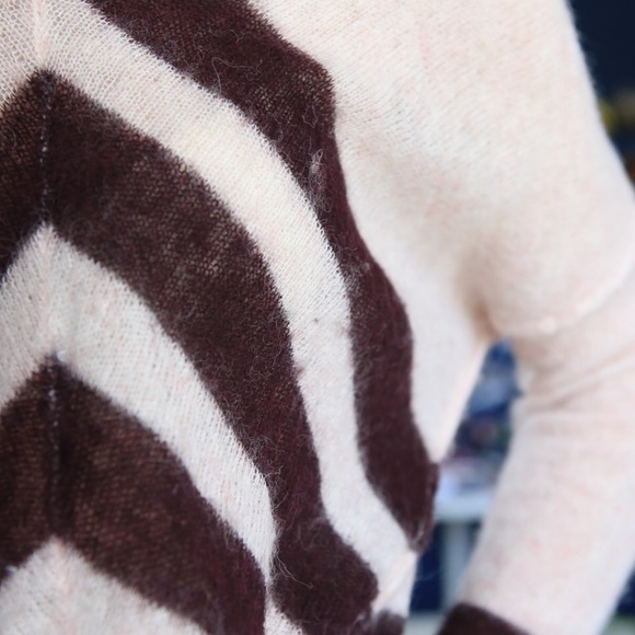 Pink striped sweater - Picture 3 of 4